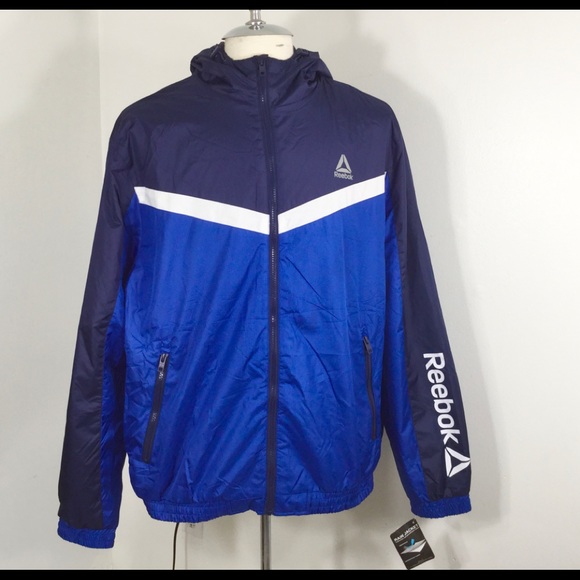 reebok rain jacket mens